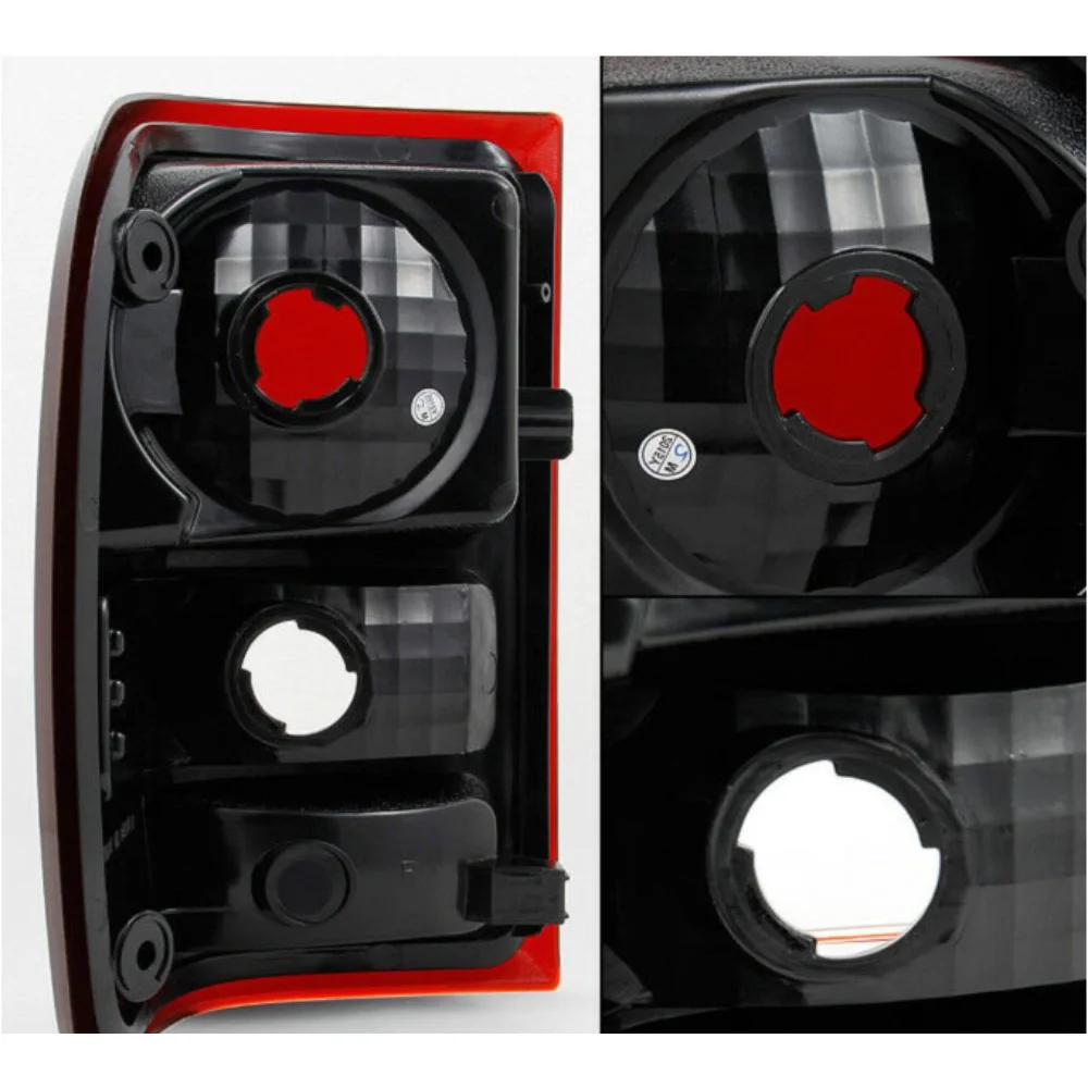 Teledu For 2001-2011 Ford Ranger Pickup Dark Red Lens Tail Lights Replacement