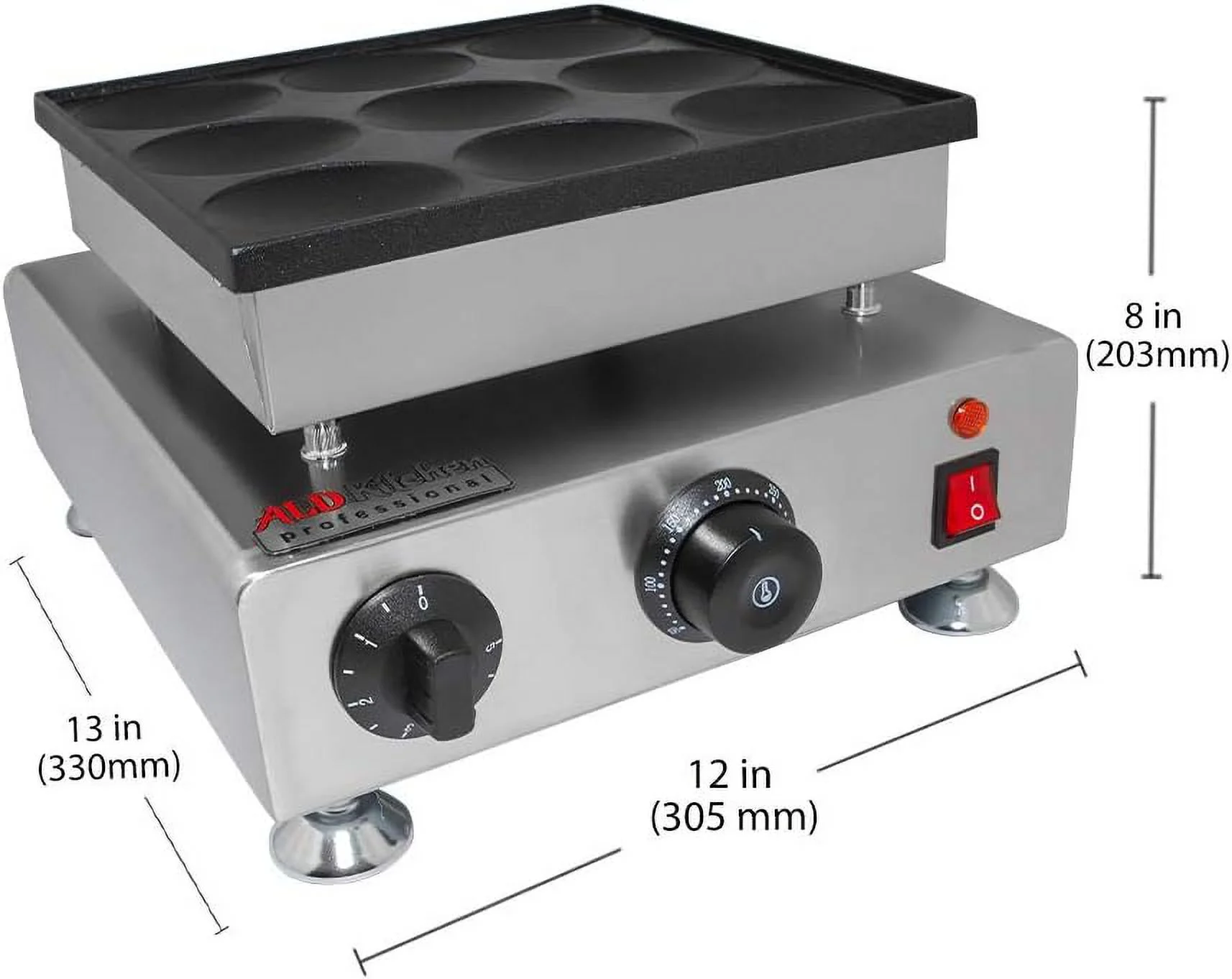 Poffertjes Maker | Dutch Pancakes Maker (9 Big Pancakes)