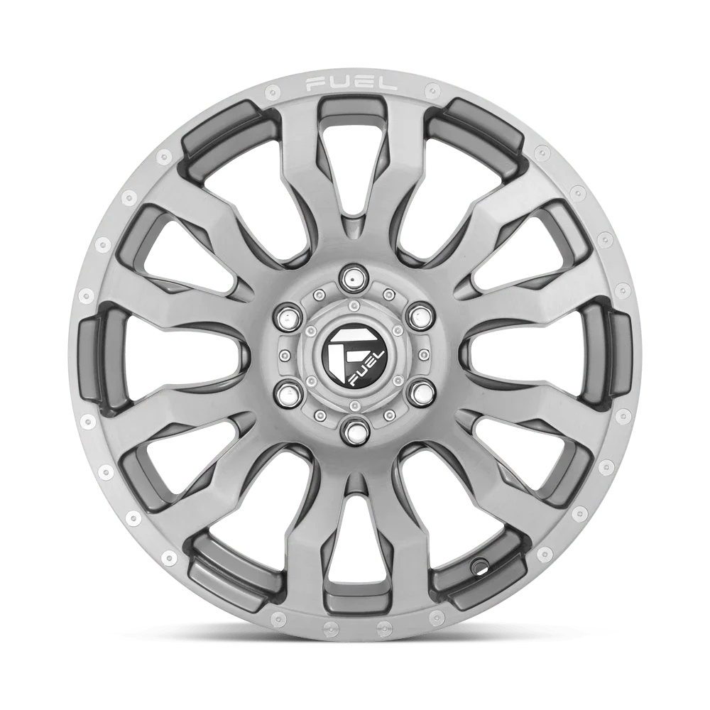 Fuel D693 Blitz Platinum 20X8.25 8X170 -202Et 78.1Cb Brushed Gun Metal Tinted Clear Wheel