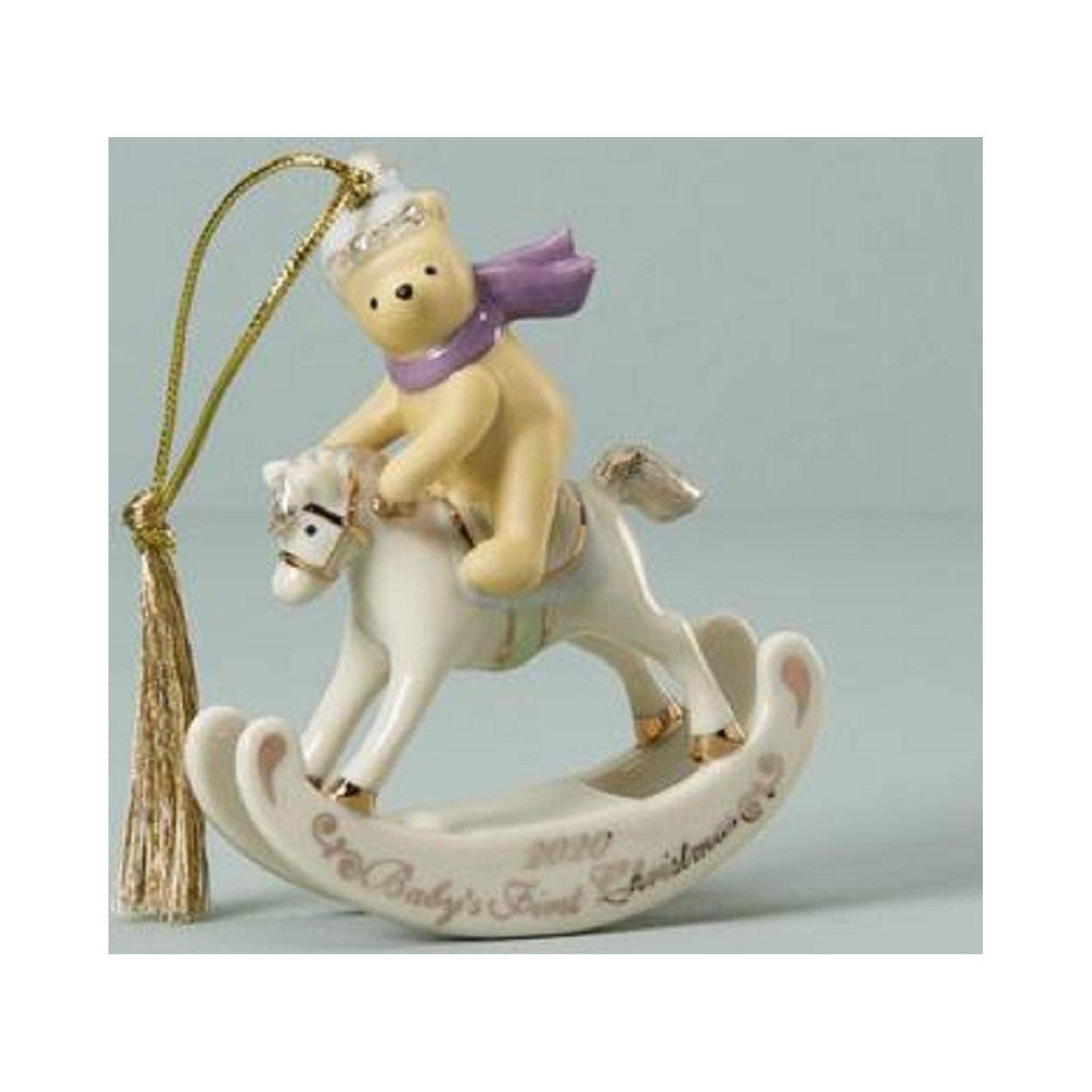 Lenox 2020 Winnie The Pooh Baby's 1st Christmas Ornament, 0.40 LB, Multi