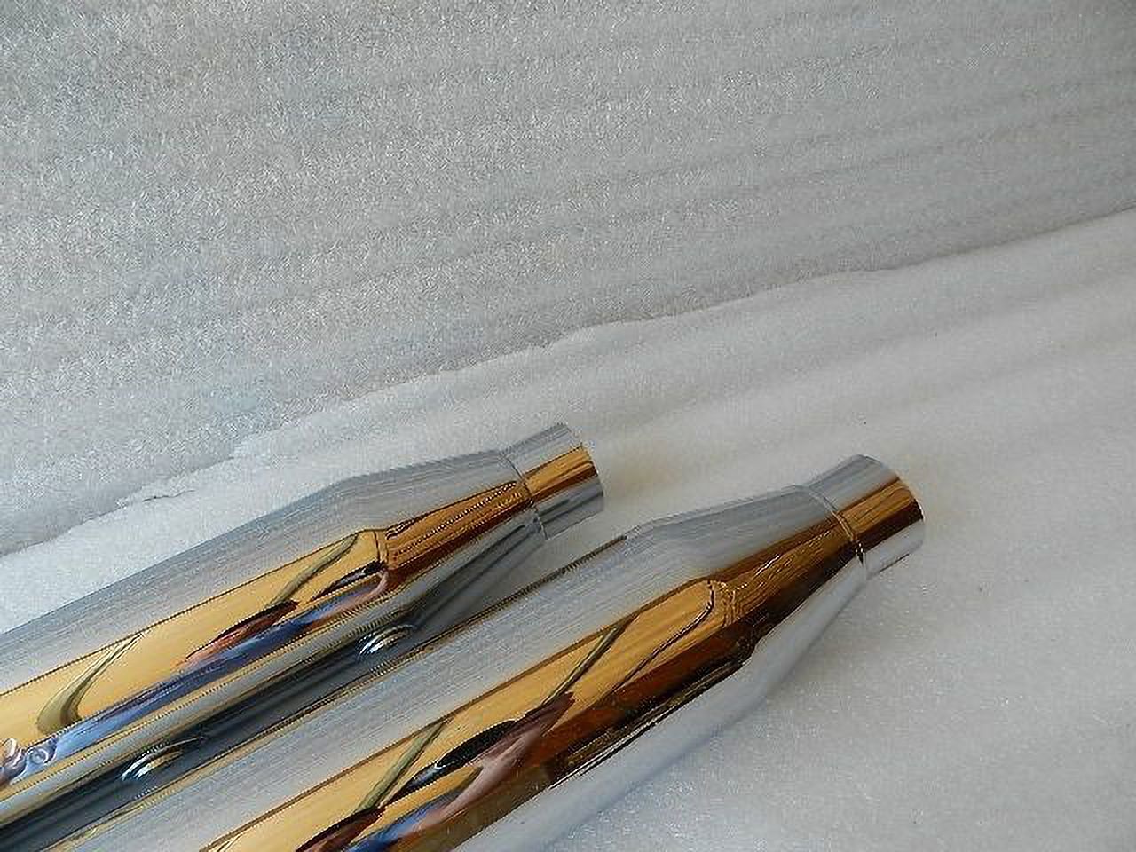 NOS NEW OEM 2005 HARLEY FLSTN SCREAMIN EAGLE SLASH DOWN MUFFLERS 80460-05