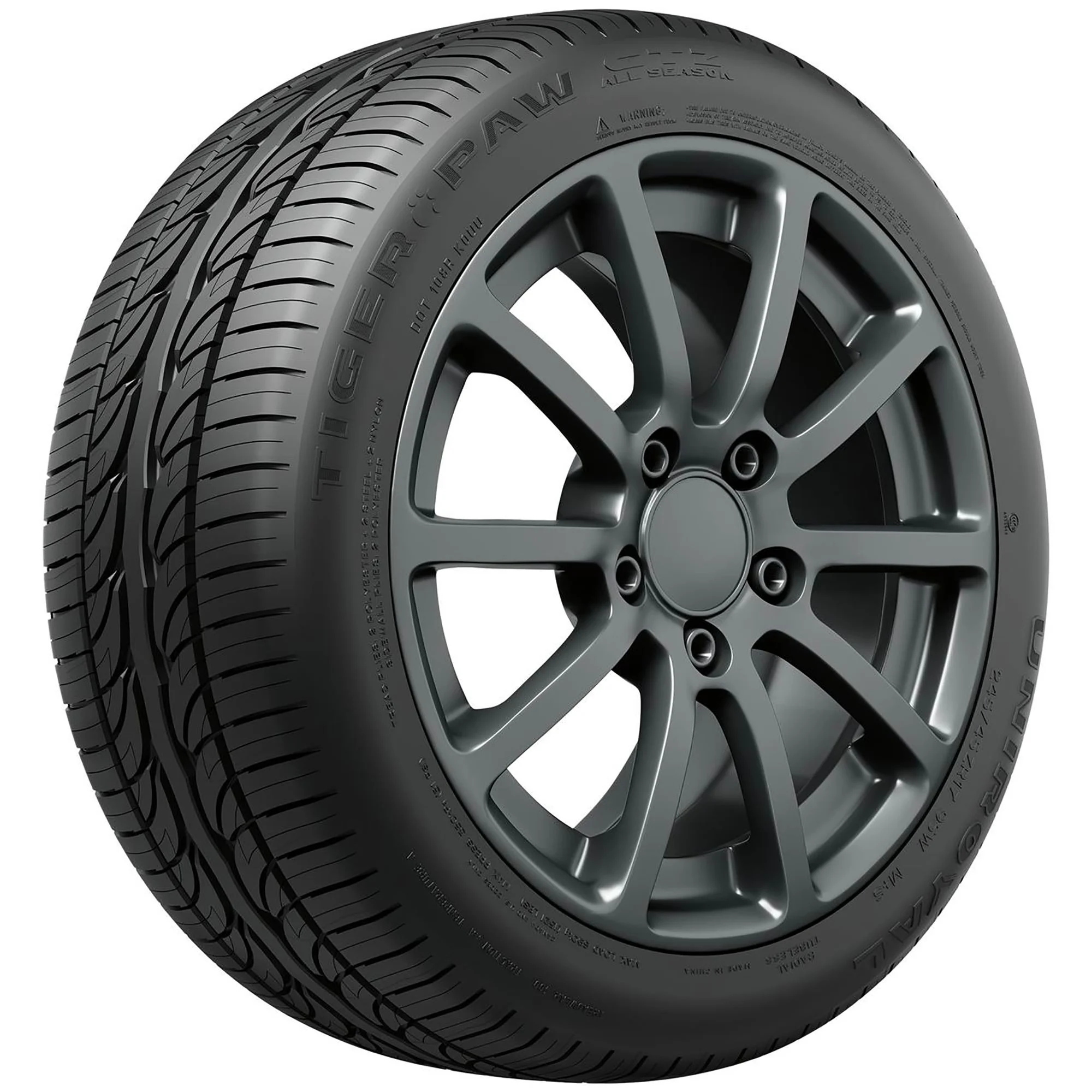 Uniroyal Tiger Paw GTZ All Season 215/45R17 91 W Tire Fits: 2011-13 Honda Civic Si, 2010-11 Toyota Prius Base