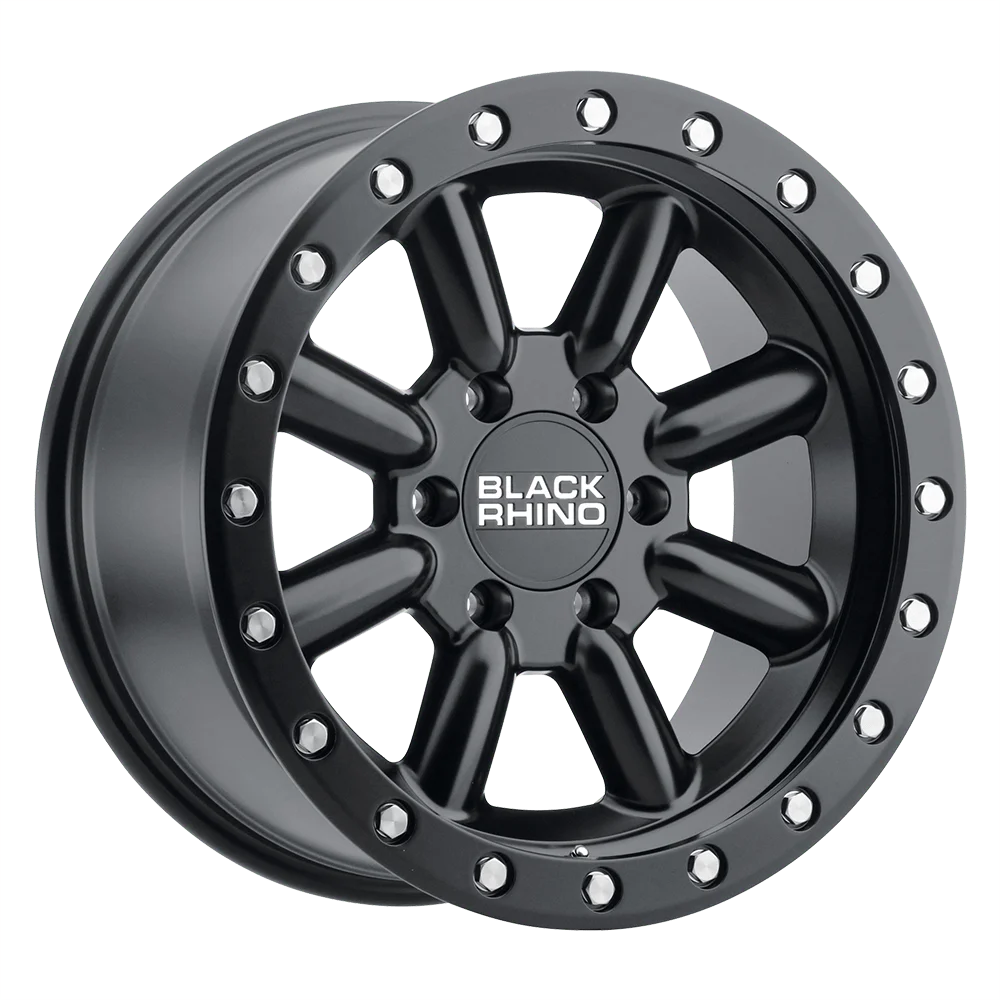 Black Rhino Cast Aluminum Rim BRHCH 16X8 6X5.5 M-BLK -10MM, 1680HCH-06140M12
