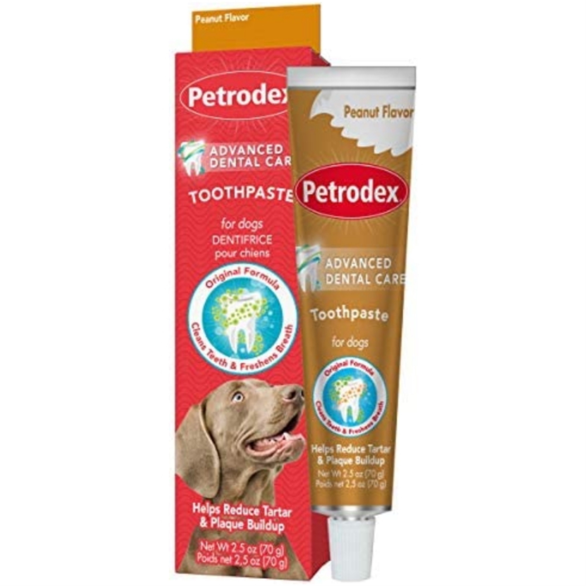 Sentry Petrodex Natural Toothpaste for Dogs Peanut Flavor