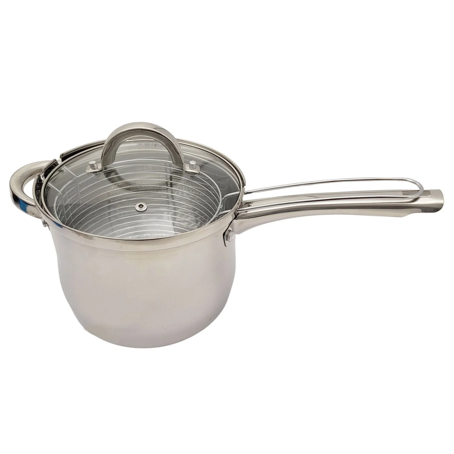 Oster 91537.03 Sangerfield 3.65 Quart 3 Piece Stainless Steel Deep Fryer Set Cookware