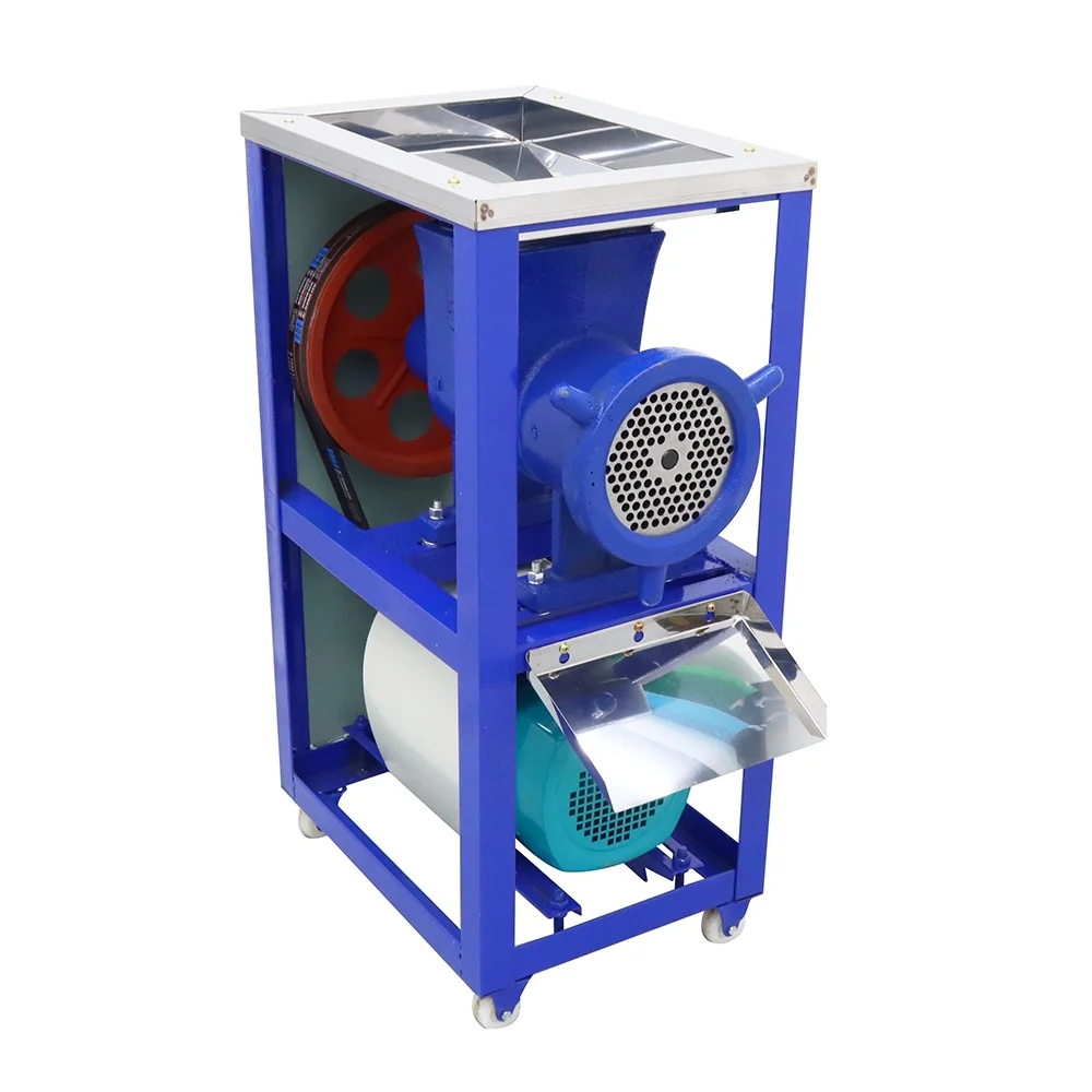 Techtongda Electric Bone Crusher Feed Processer Stainless Steel Meat Grinder 220V 3KW