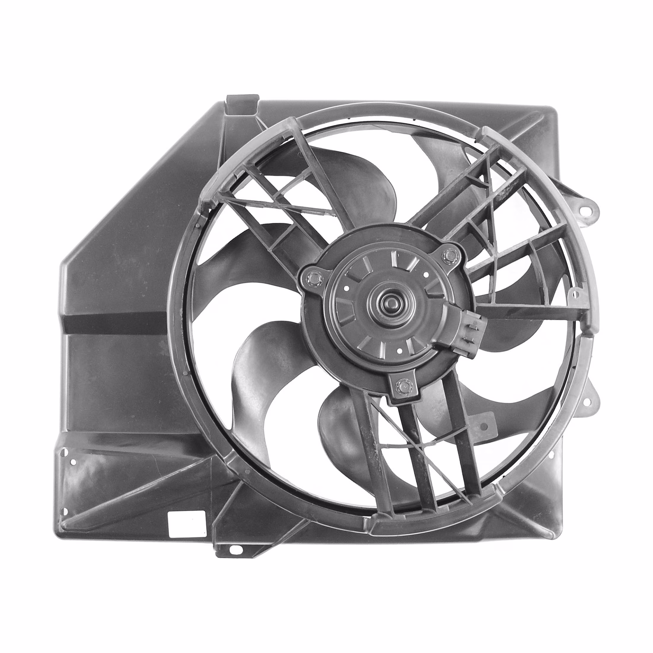 Agility Auto Parts 6018101 Dual Radiator and Condenser Fan Assembly for Ford Models
