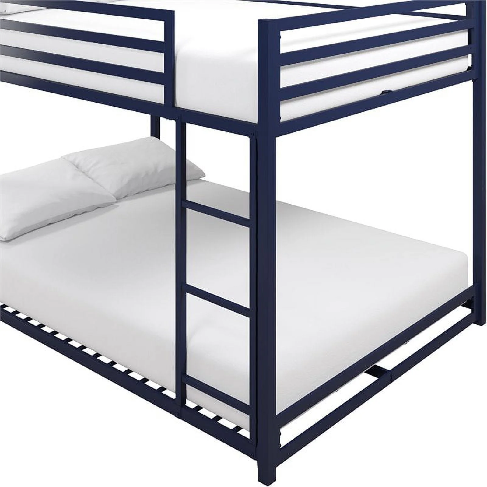 DHP Mabel Full Over Full Metal Bunk Bed in Blue
