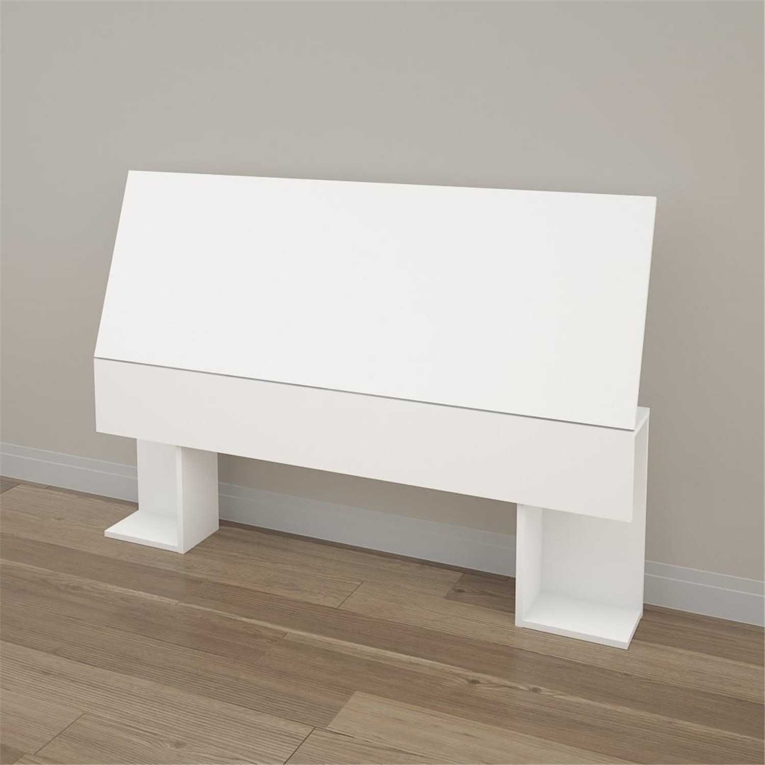 Homestock Tribal Treasures 225303 Full Size Headboard, White