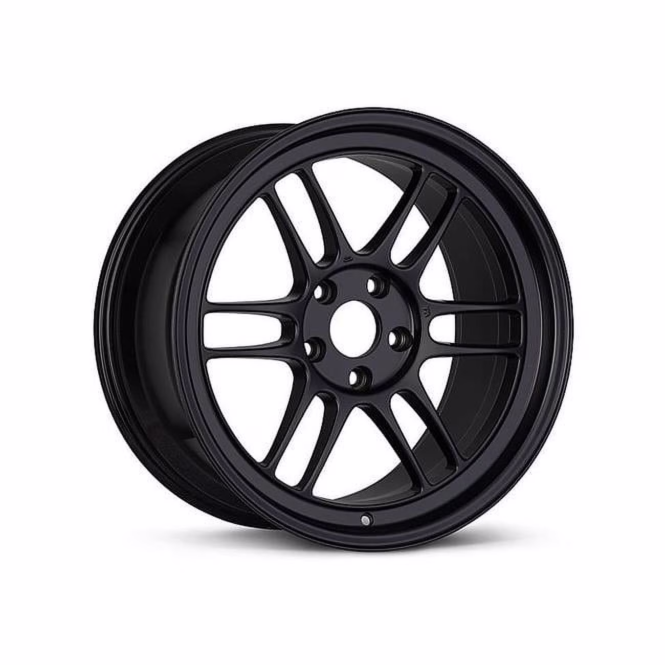 16 x 8 & 4x100 Bolt Pattern 38 mm Offset 73 mm Bore RPF1 Black Wheel for 2002-2006 Mini & Miata 4-Lug