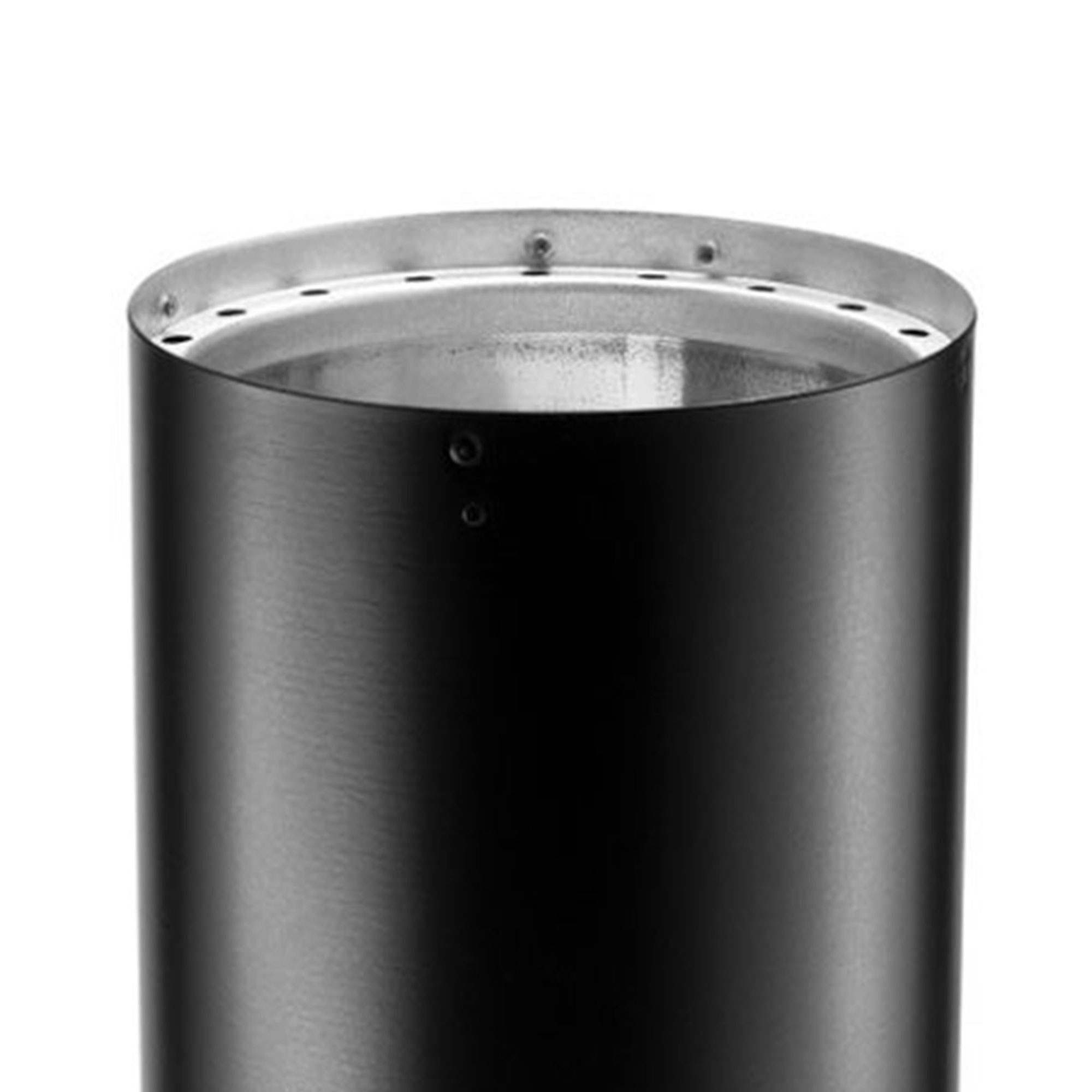 DuraVent DVL 6 x 18 Inch Galvanized Steel Double Wall Stove Pipe, Black