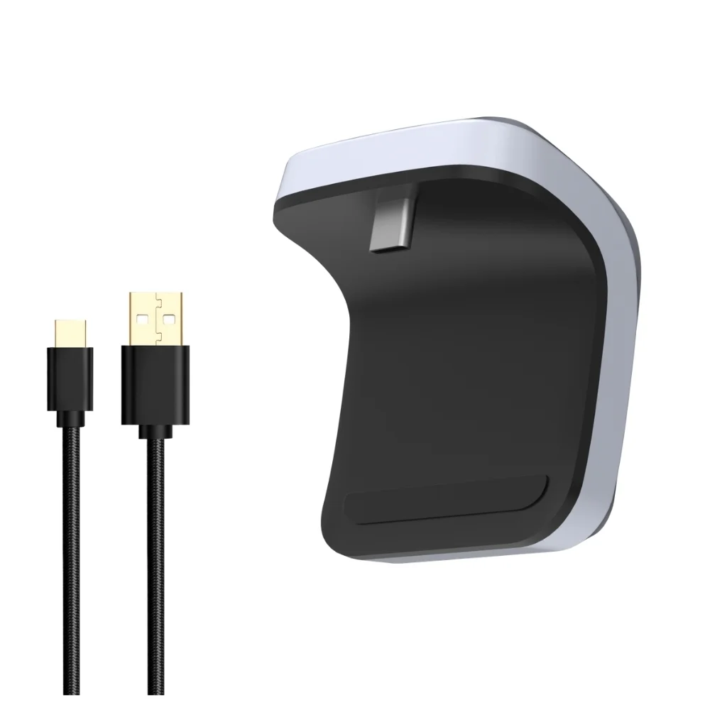 Playstation 5 Disc Version Console with Extra Starlight Blue Controller and Surge PowerPack Battery Pack & Charge Cable Bundle