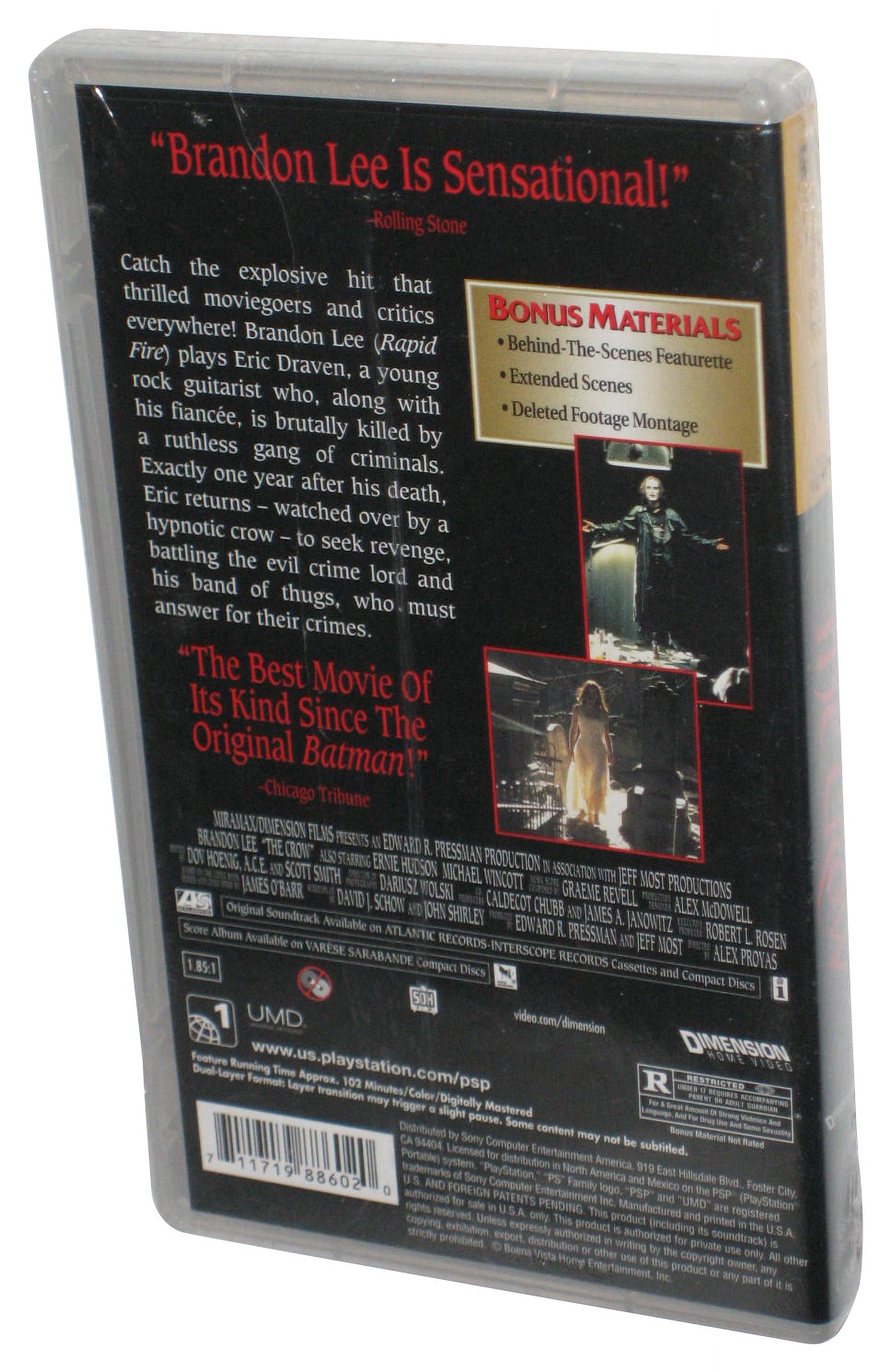 The Crow Brandon Lee Sony PSP Video UMD Movie Disc