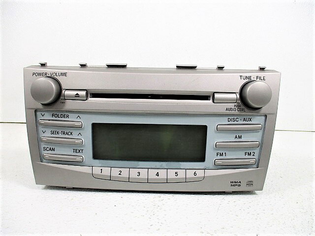 Pre-Owned 07 08 09 Toyota Camry MP3 CD Audio Radio Receiver w/ Face ID 11851 OEM LKQ (Good)
