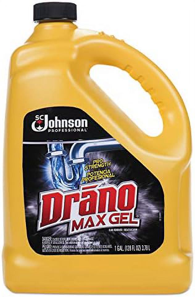 696642EA  Gel Clog Remover, Bleach Scent, 128 Oz Bottle