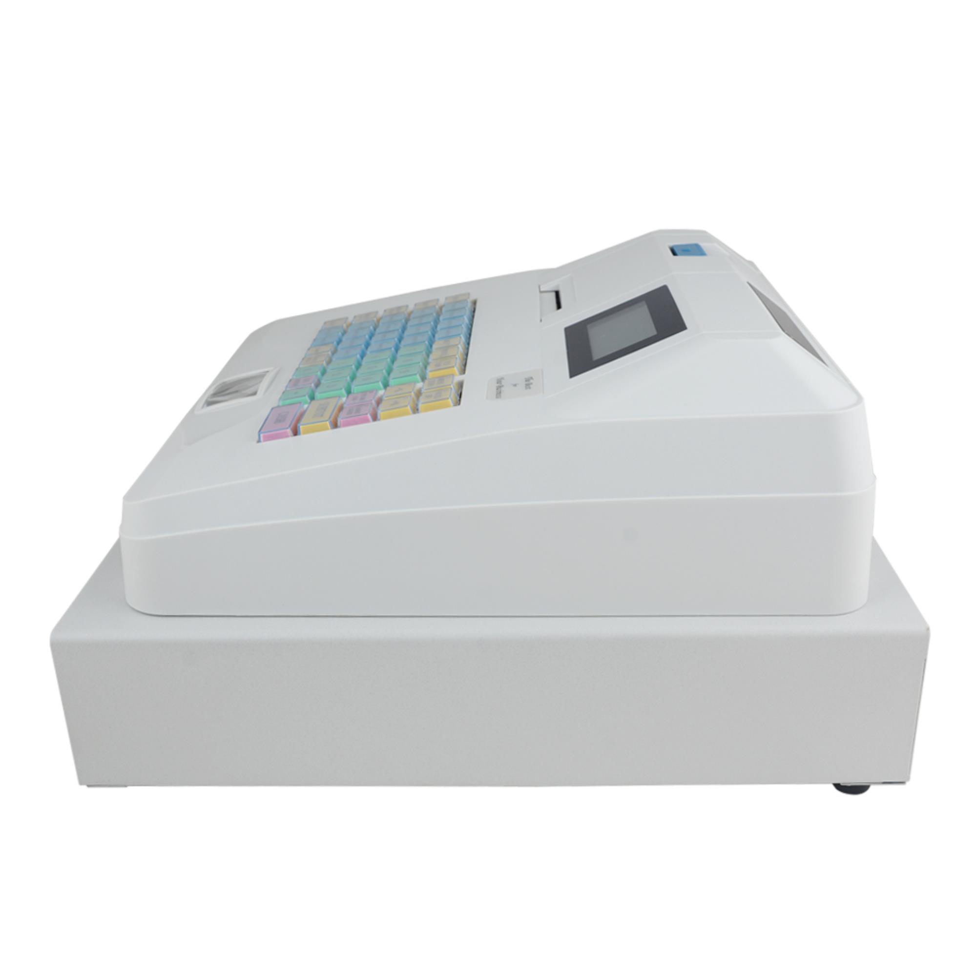 Streamline Your Retail Operations with our Efficient Electric Cash Register POS System - 48 Keys Display and Drawer - Ideal for Supermarkets, Bars & Retail Stores