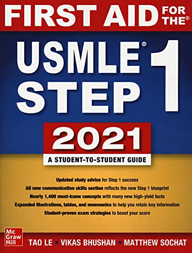 Pre-Owned: First Aid for the USMLE Step 1 2021, Thirty First Edition (Paperback, 9781260467529, 126046752X)