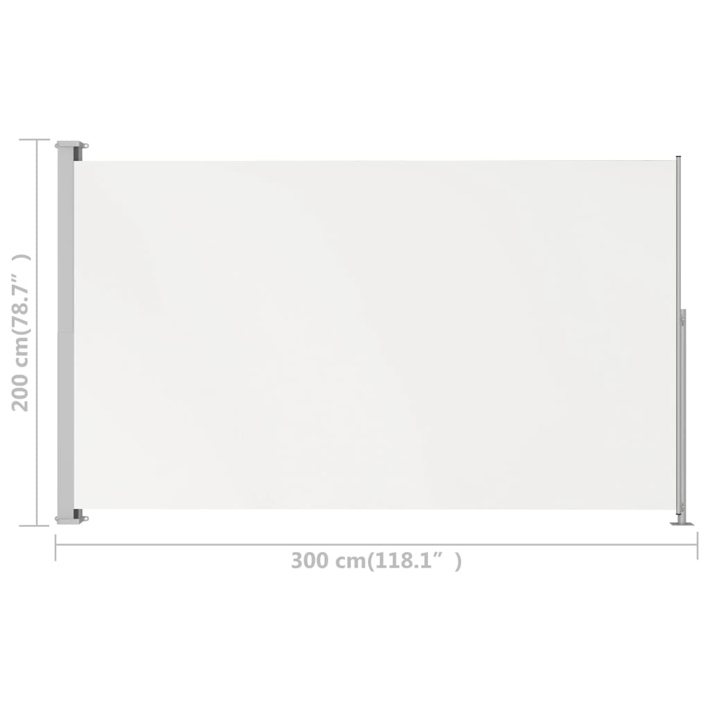 Buyweek Patio Retractable Side Awning 78.7