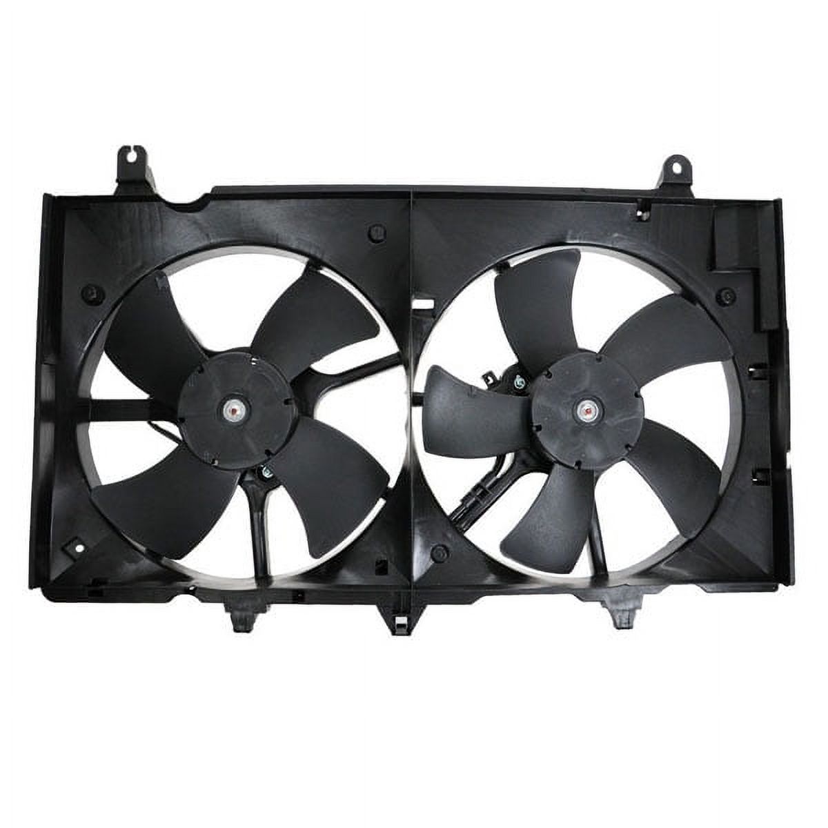 TYC For 07-08 350-Z Dual Radiator & AC Condenser Cooling Fan Motor Assembly