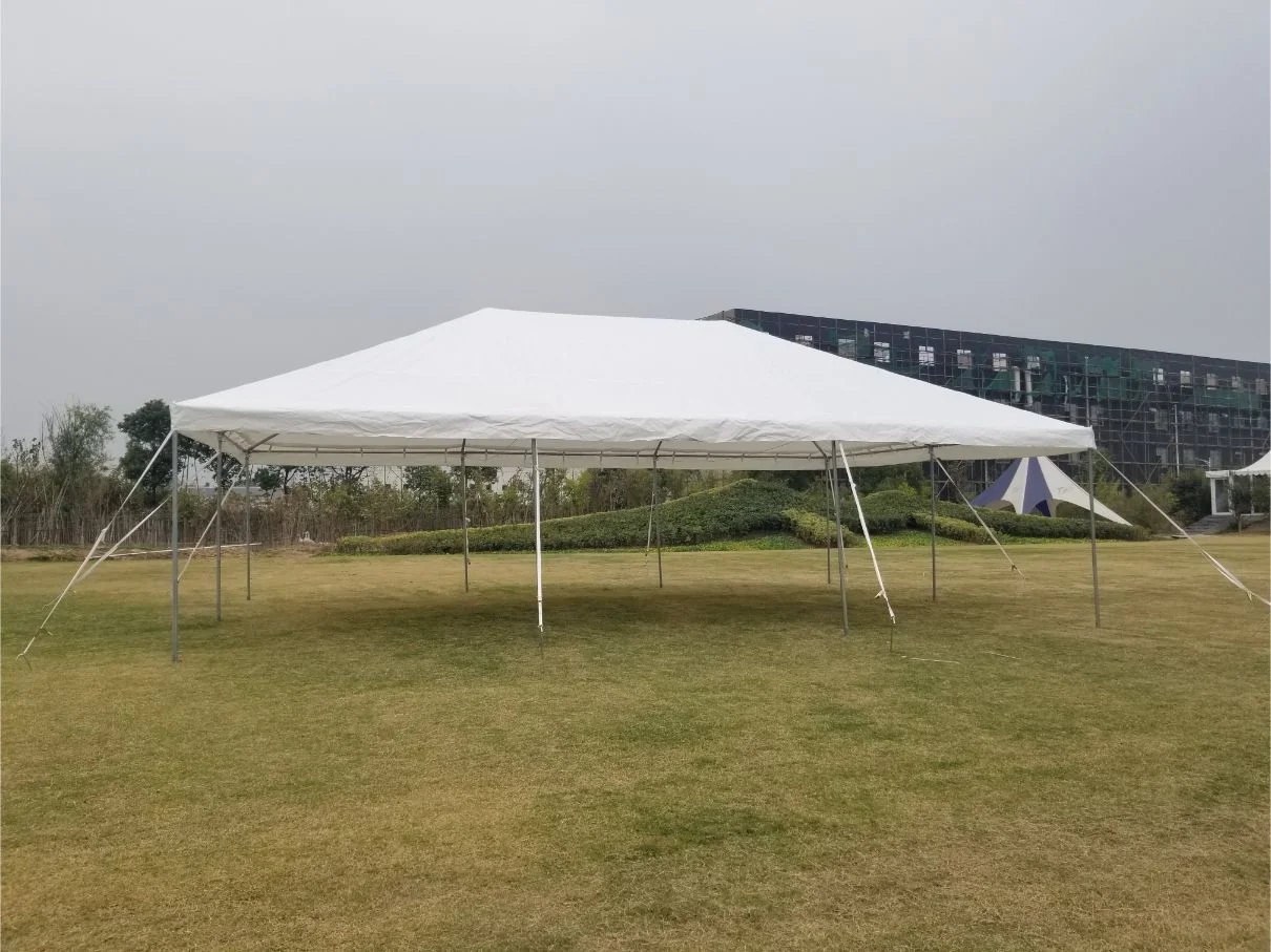 Party Tents Direct Polyethylene Weekender Frame Party Tent, White, 20 ft x 30 ft