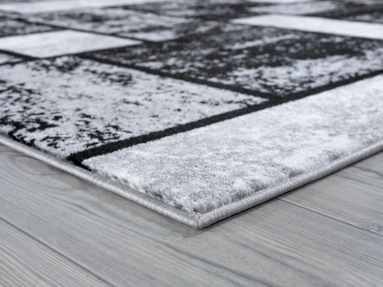 Luxe Weavers 1007 Gray Geometric Modern Area Rug 8x10