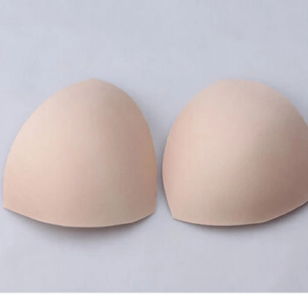 Colofity Bra Cup Pads Insert Triangle Chest Breast Bikini Underwear Sport Removable Pads