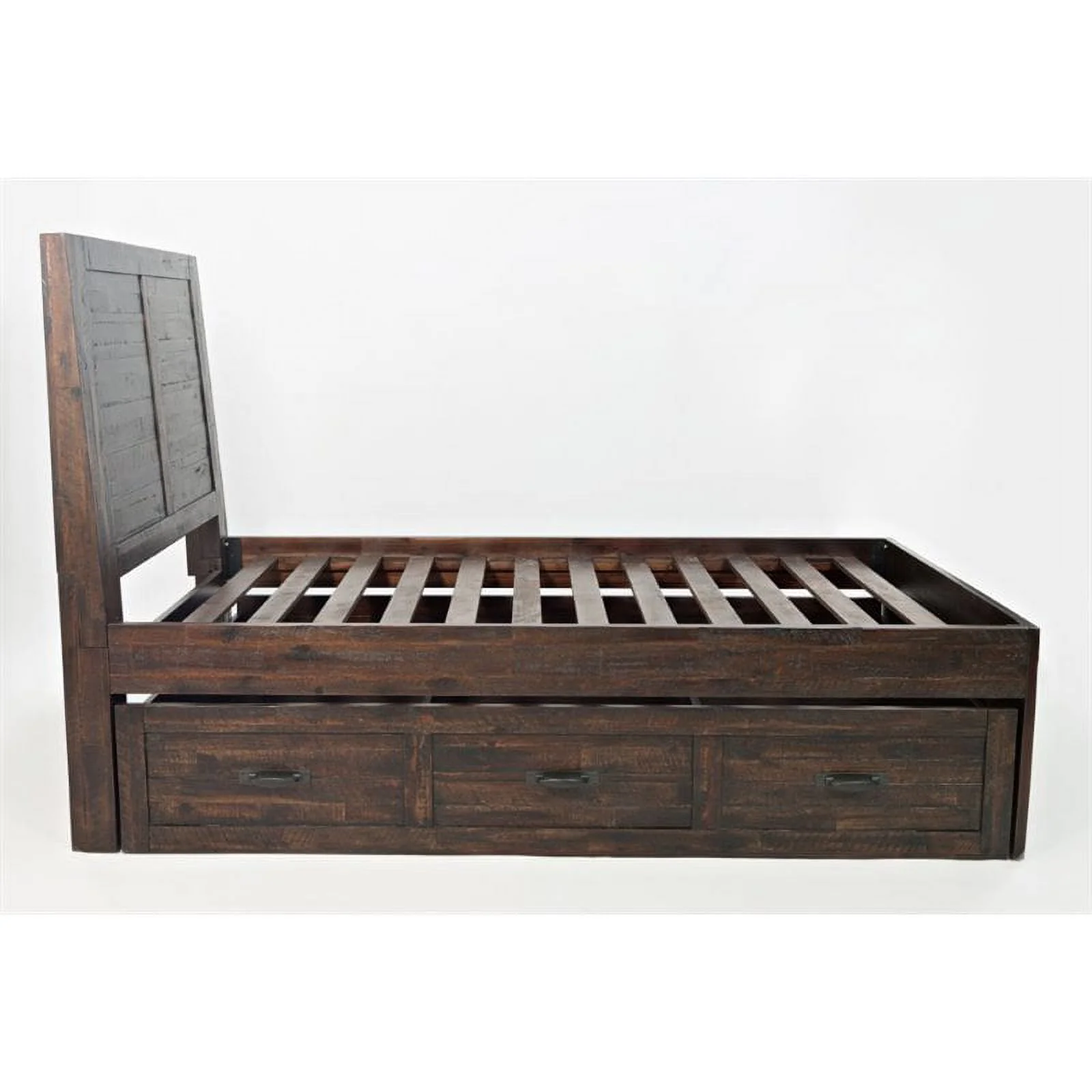 Jofran Jackson Lodge Rustic Distressed Acacia Twin Panel Bed