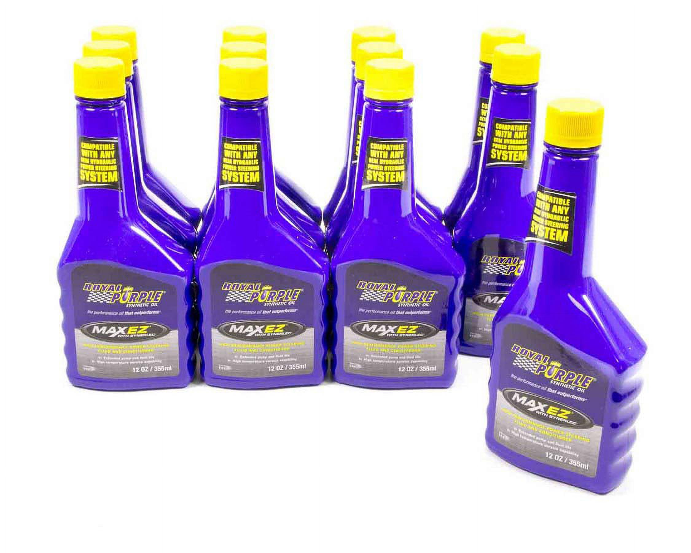 Royal Purple ROY12326 12 oz Max EZ Power Steering Fluid - Case of 12