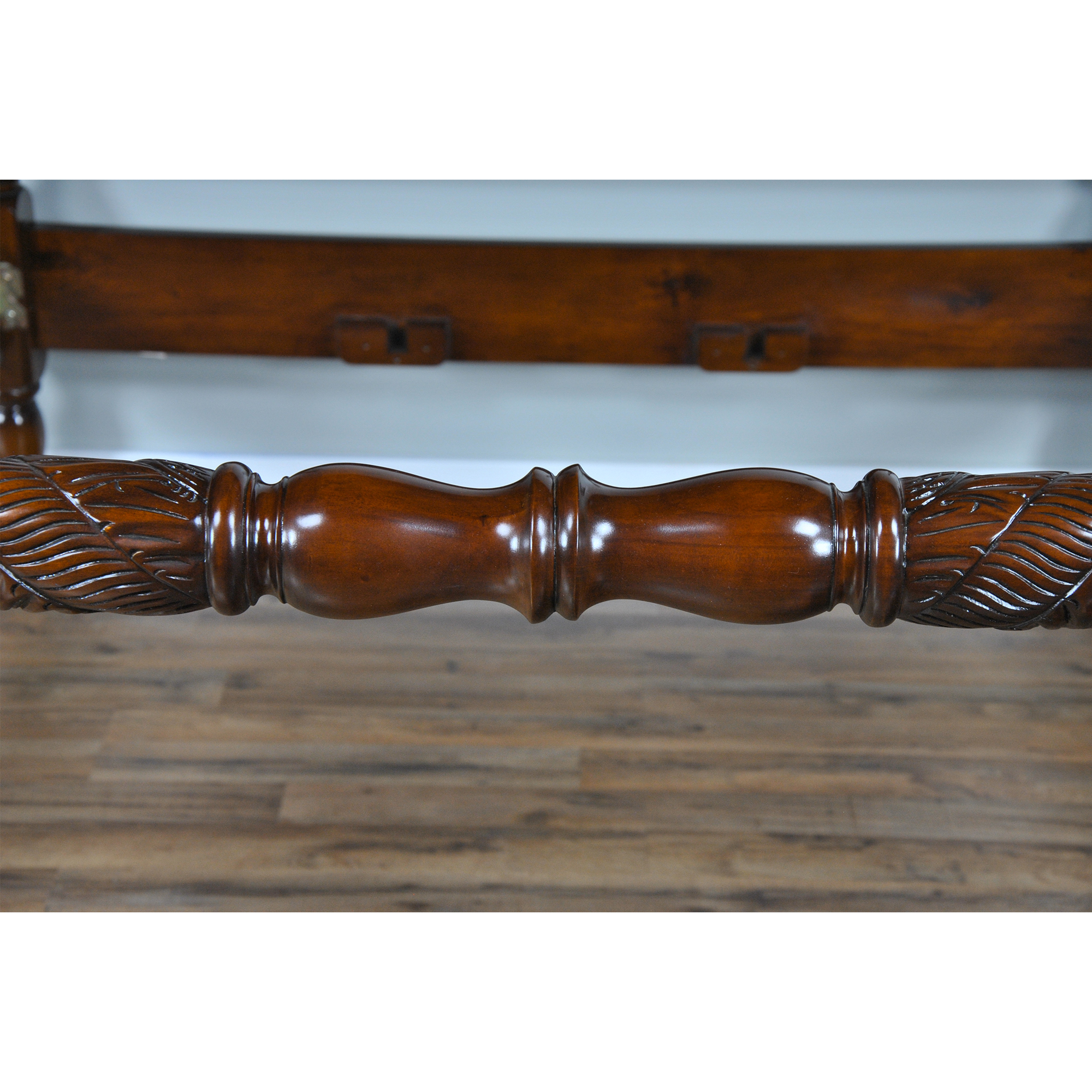 King Size Mahogany Poster Bed