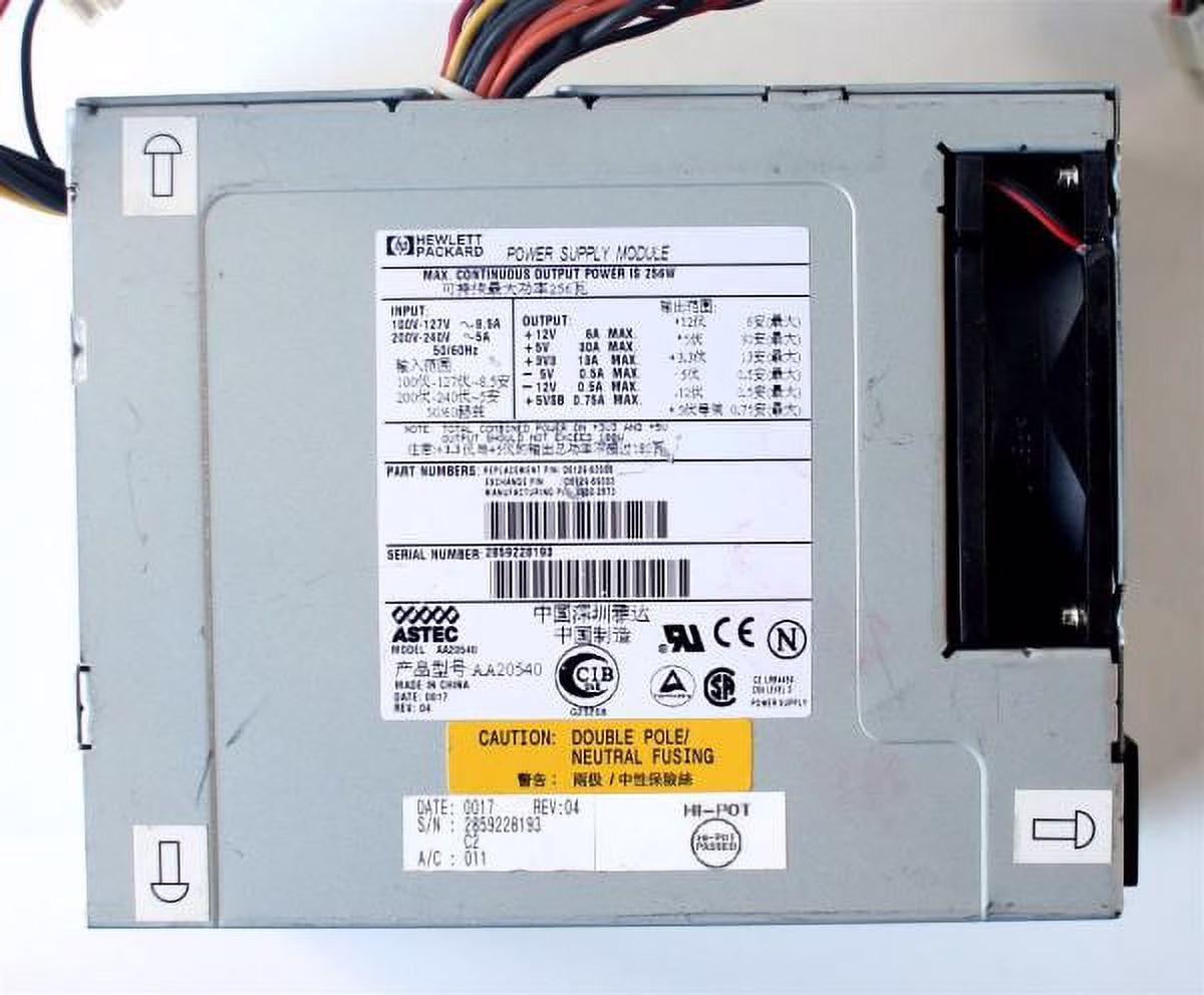 PS, 256W, AA20540 REV.04; Manufact.P/N 0950-2873