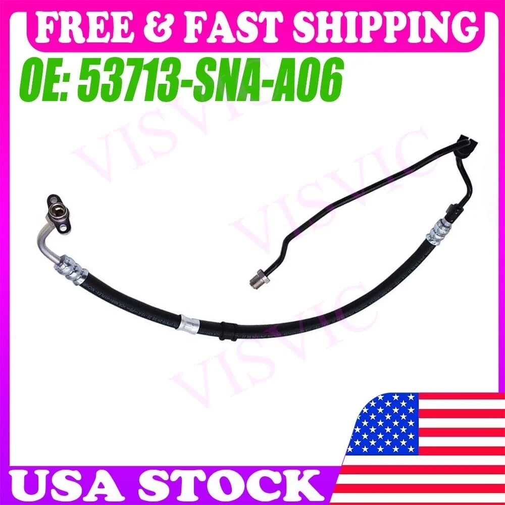 For 2006-11 Honda Civic DX EX LX High Pressure Power Steering Hose 53713-SNA-A06