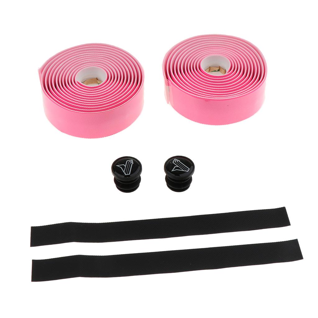 Professional Waterproof Non-slip s Handlebar Tapes - Road and Mountain Bike Handle Cycling Handle Wraps Pink