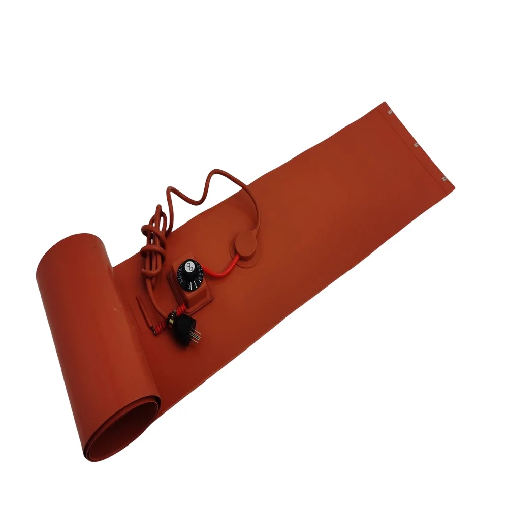 Techtongda 2KW Rubber Heater Silicone Heating Blanket Oil Drum Heater