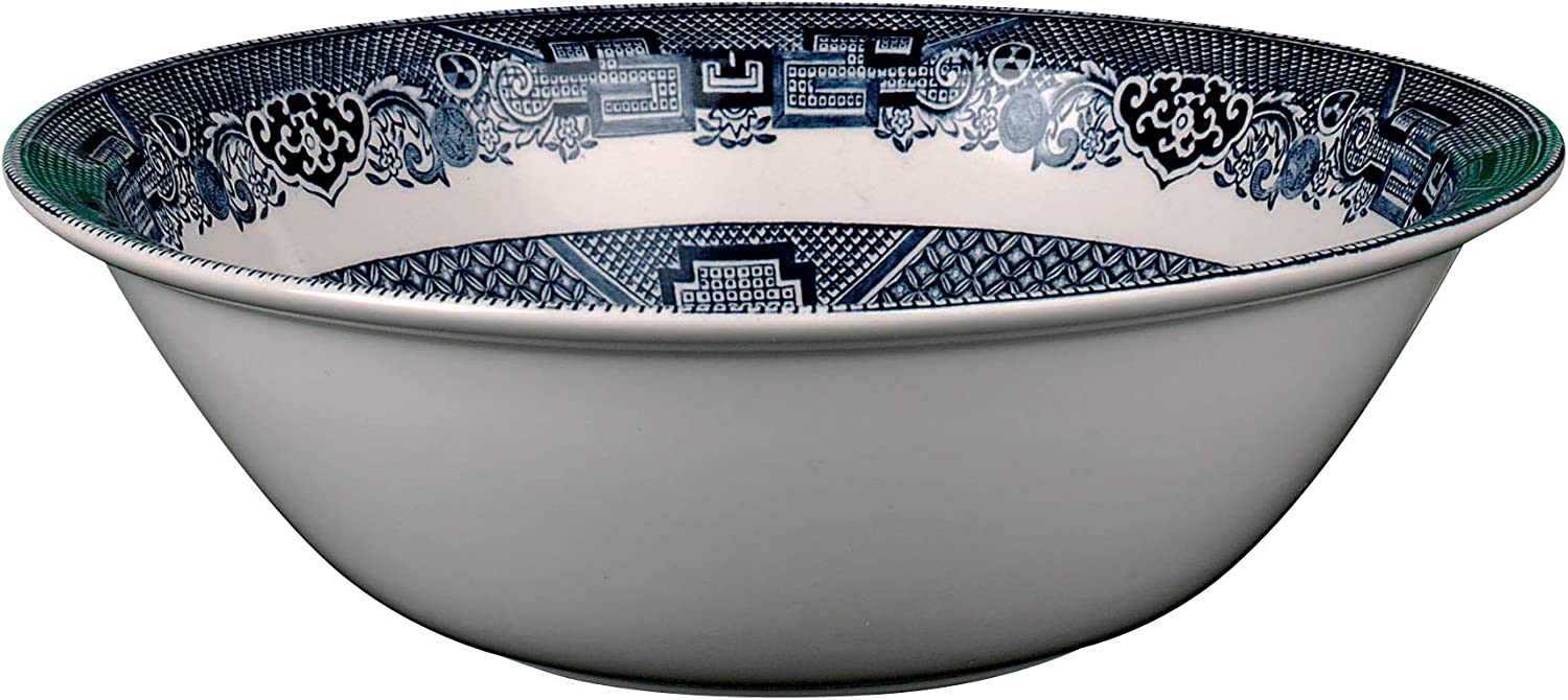 Johnson Brothers Willow Blue 20 Piece Dinnerware Set, Stoneware, Blue