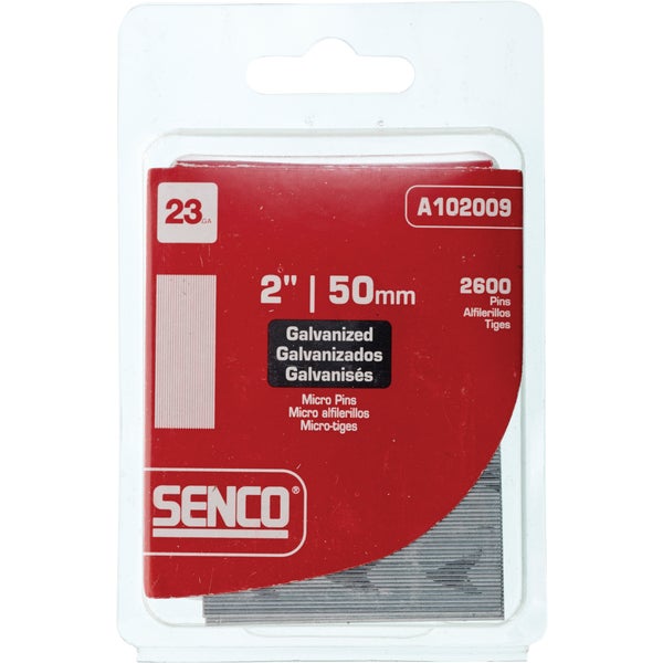 Senco 23-Gauge Galvanized Pin Nail, 2 In. (2600 Ct.)