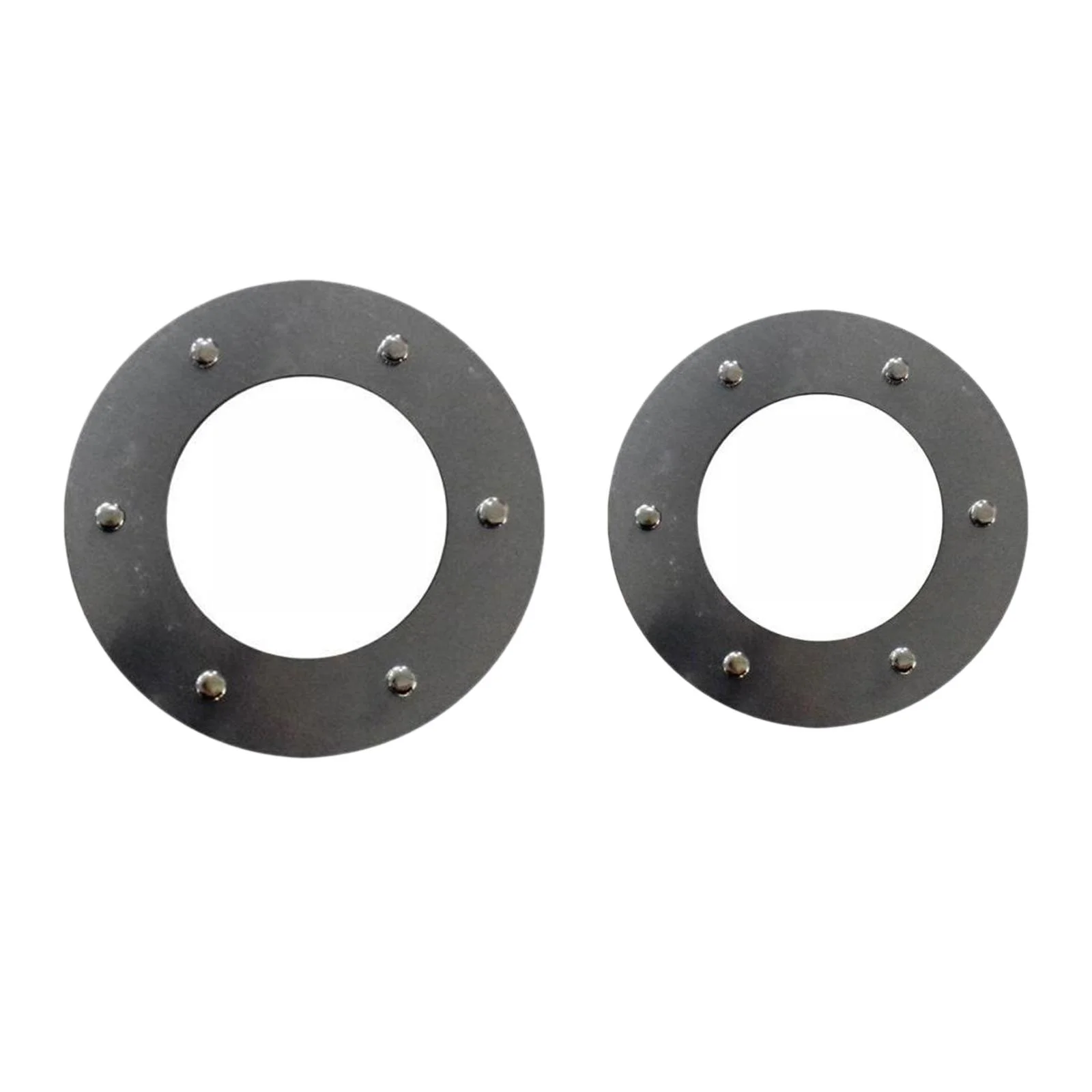 2Pcs Tent Stoves Jack Fires Resistant Pipe Rings High Temperature Waterproof Pipe Vent Protection Stoves Pipe Choker for Backpacking BBQ 13cm 9.5cm