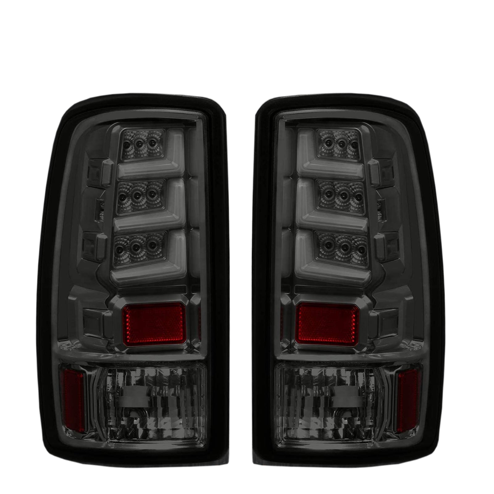 Rear Driver & Passenger Side LED Tail Lights Assembly  Tube Bar Compatible/Replacement For 2000-2006 Chevrolet Suburban Tahoe / GMC Yukon XL /2001-2006 Yukon Denali