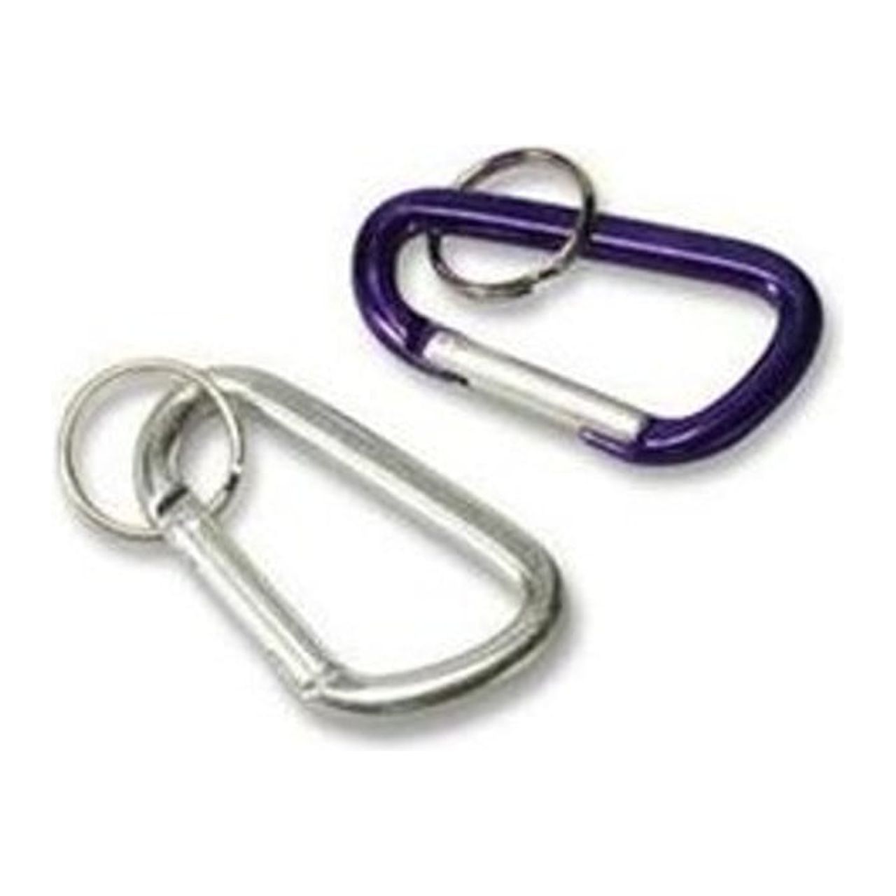 Baumgartens Large Carabiner Key Ring - Aluminum - 1 Each - Assorted (BAU41020)