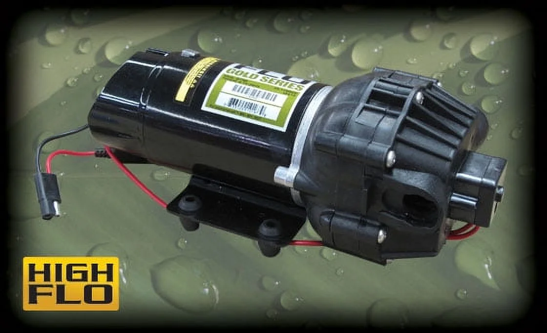 Fimco 5275088 High-Flo 12V Diaphragm Sprayer Pump 3.8GPM Gold Series 45PSI 11Amp