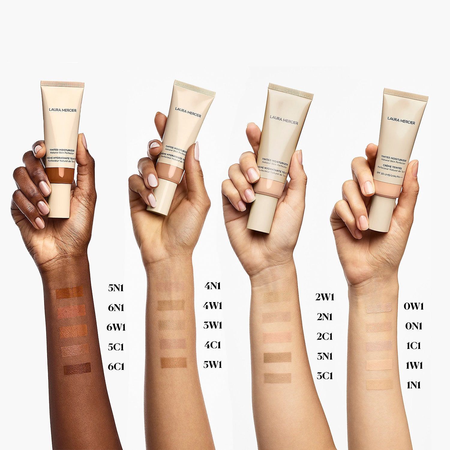 Laura Mercier Mini Tinted Moisturizer Natural Skin Perfector Broad Spectrum SPF 30 - 2W1 Natural - light warm - 0.85 oz/25 mL