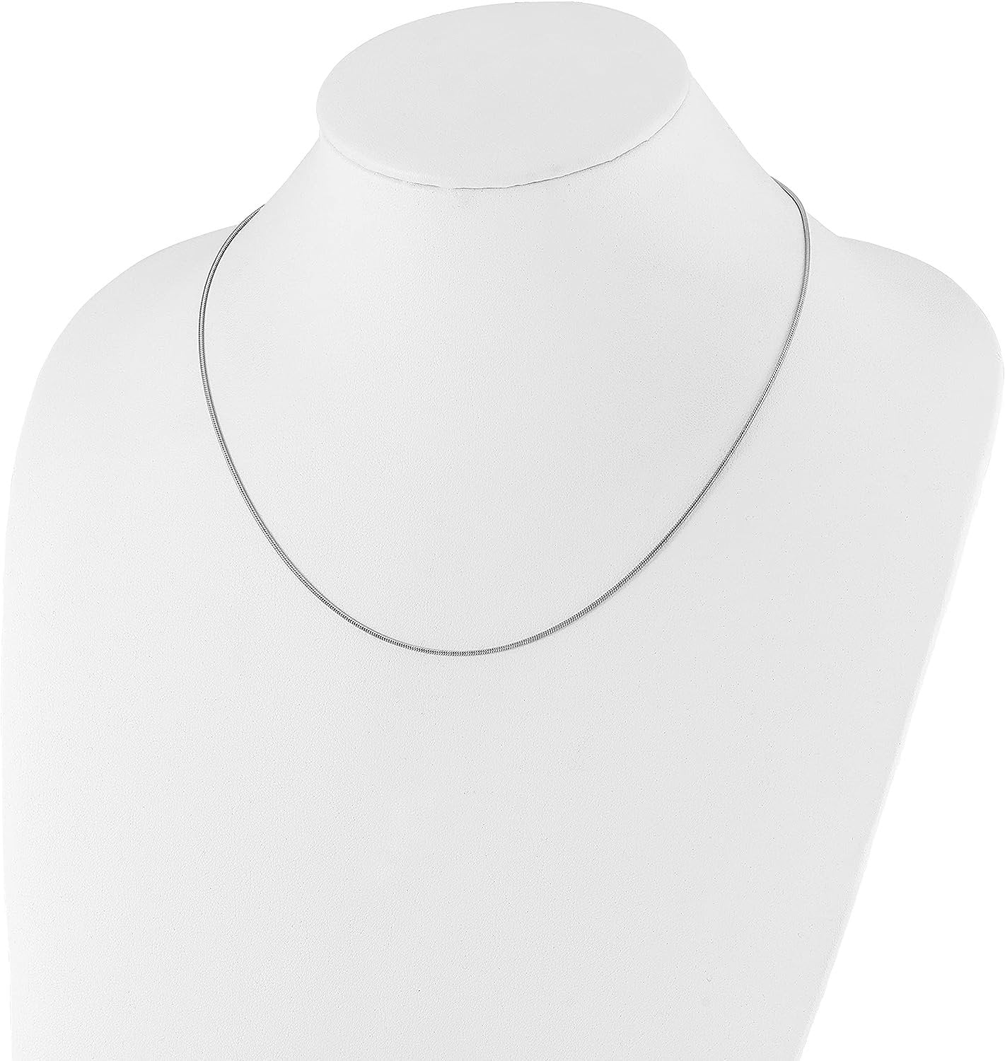 Avariah Diamonds Sterling Silver Adjustable 1.3mm Snake Chain - 22