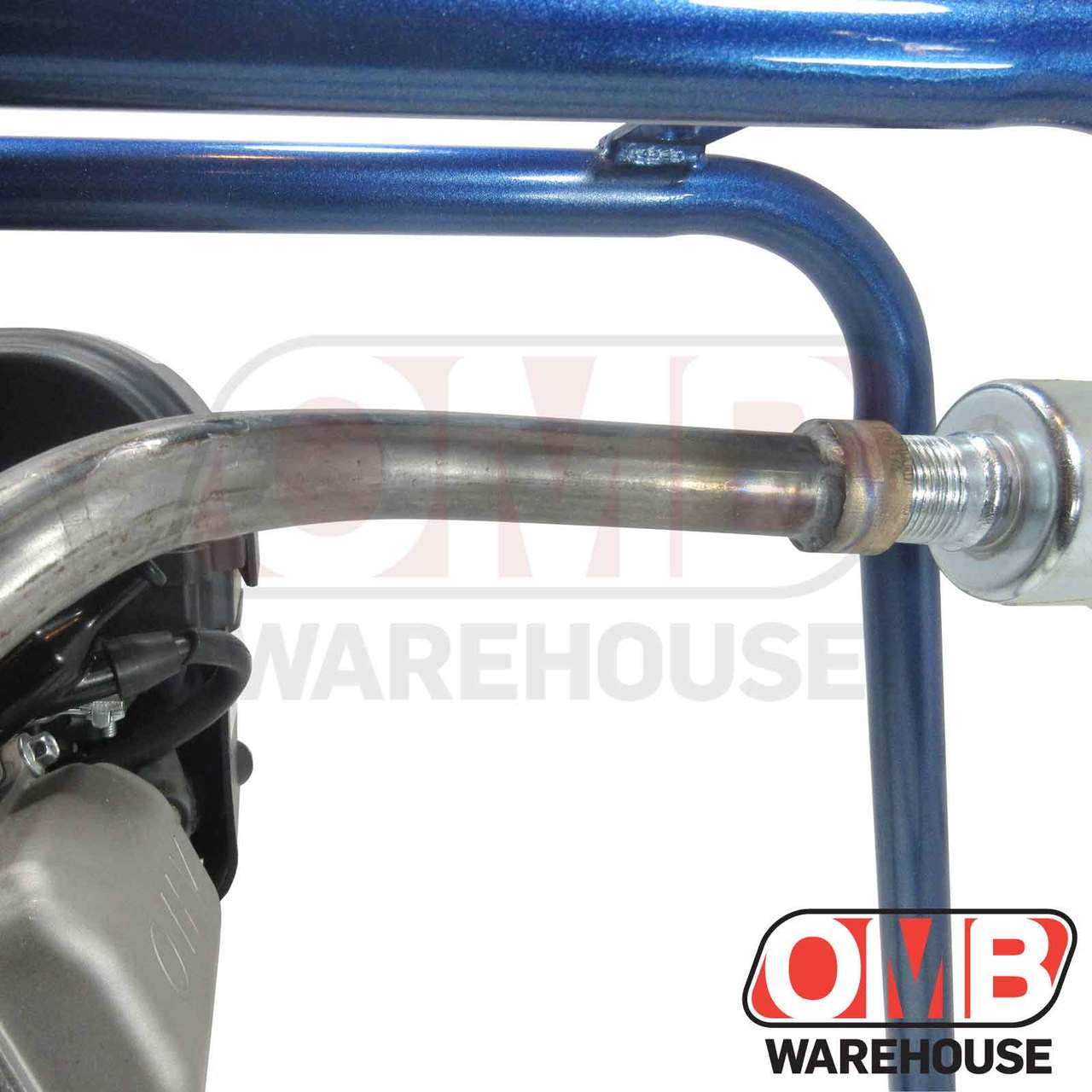Mini Bike Pipe w/ Muffler - Under seat style