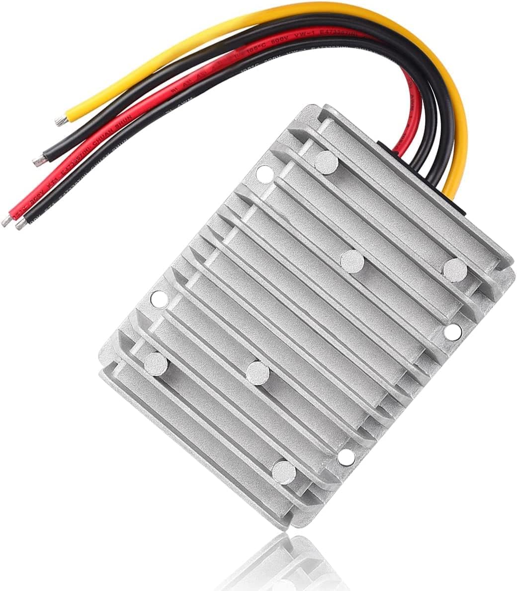 DC 48V Step Down to DC 12V 30A 360W Voltage Reducer Converter Golf Cart Voltage Regulator Waterproof for Golf