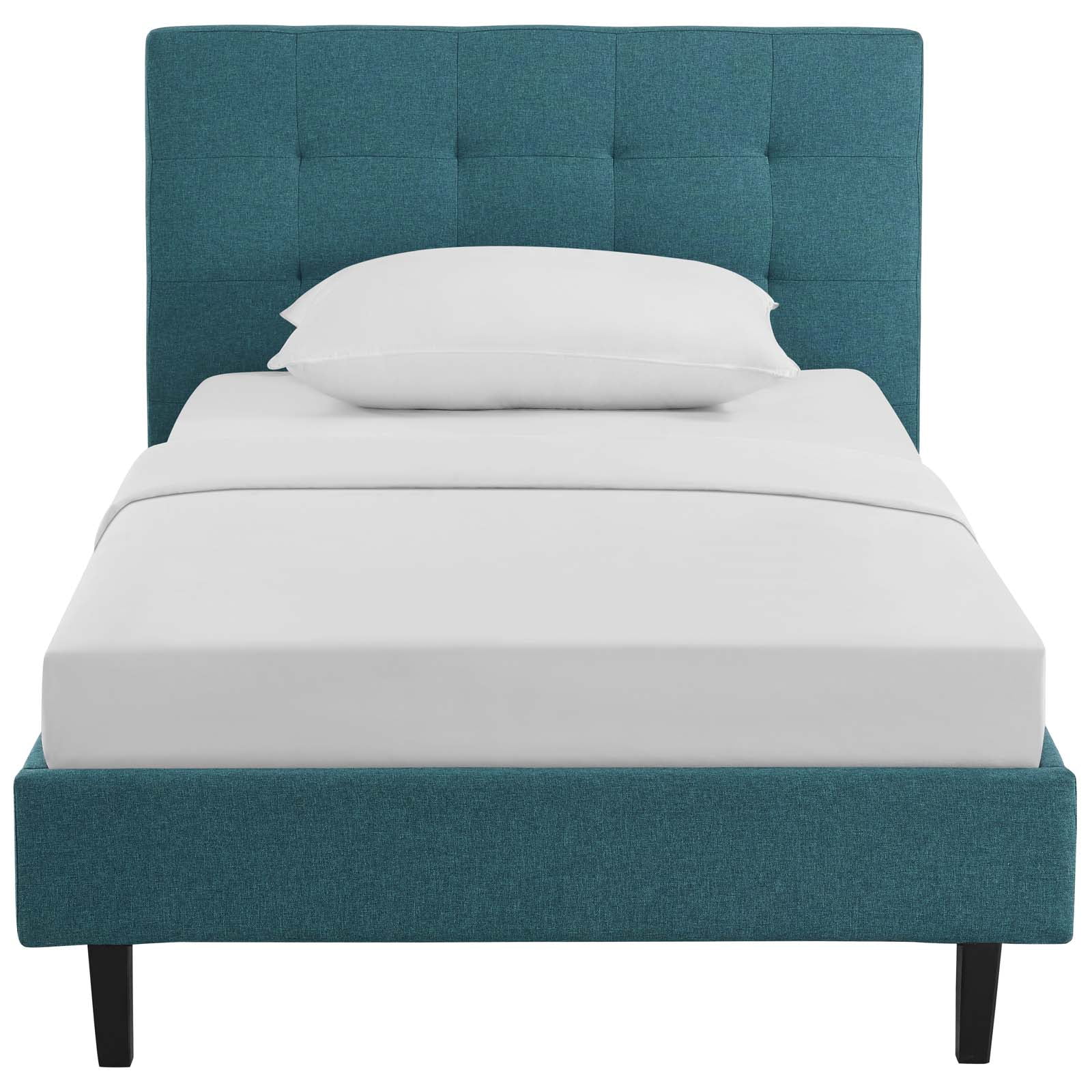 Modway Linnea Twin Bed in Teal