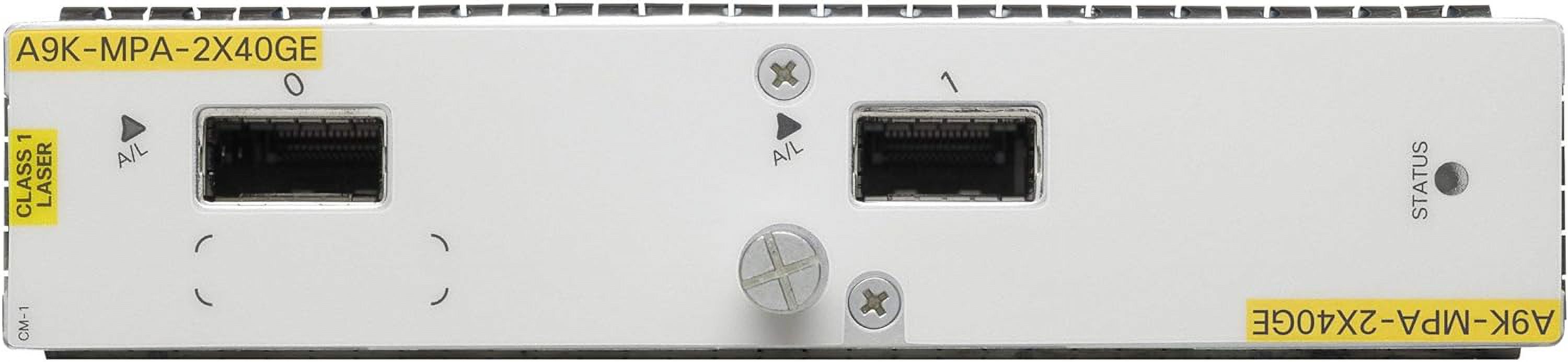 Restored Cisco A9K-MPA-2X40GE Network Switch Module ASR 9000 2-Port 40-Gigabit Ethernet Modular Port Adapter, Requires QSFP Optics (Refurbished)