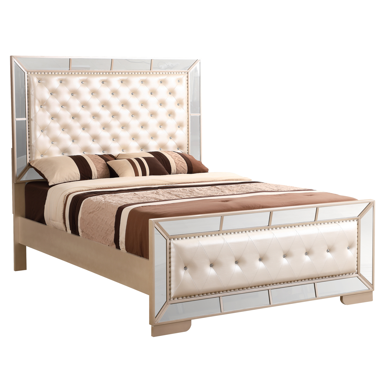 Maykoosh Naturally Nice G8100A-QB Queen Bed , Pearl
