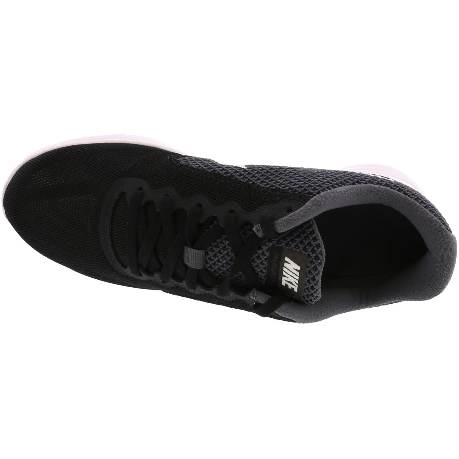 Nike Women's Revolution 3 Dark Grey / White-Black Ankle-High Fabric Running - 11M