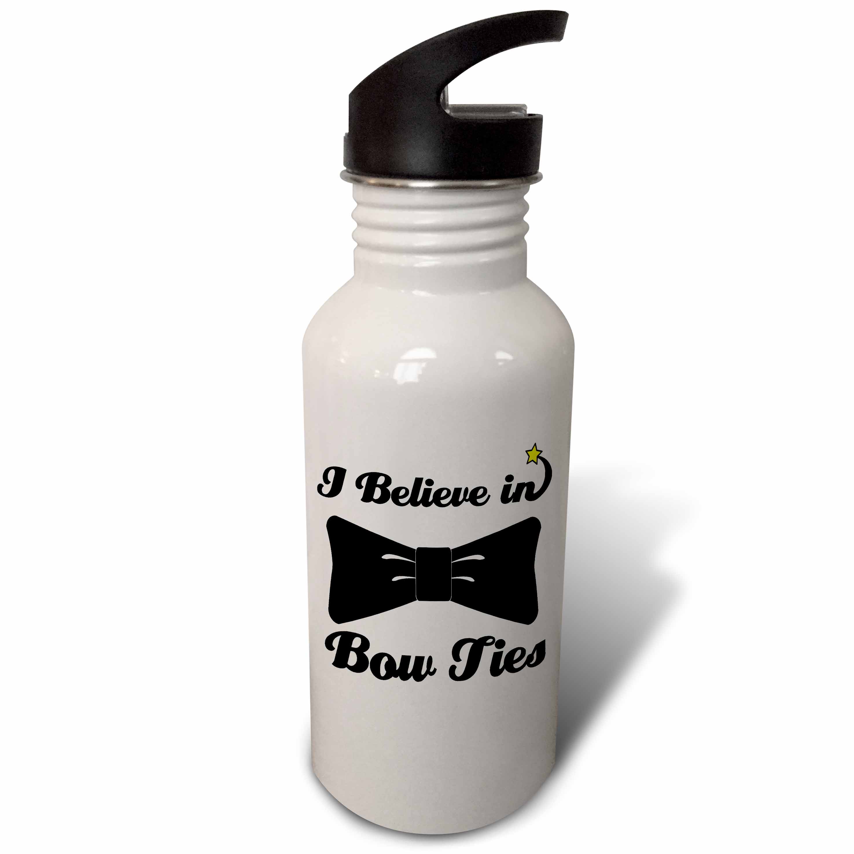 I Believe In Bow Ties 21 oz Sports Water Bottle wb-104860-1