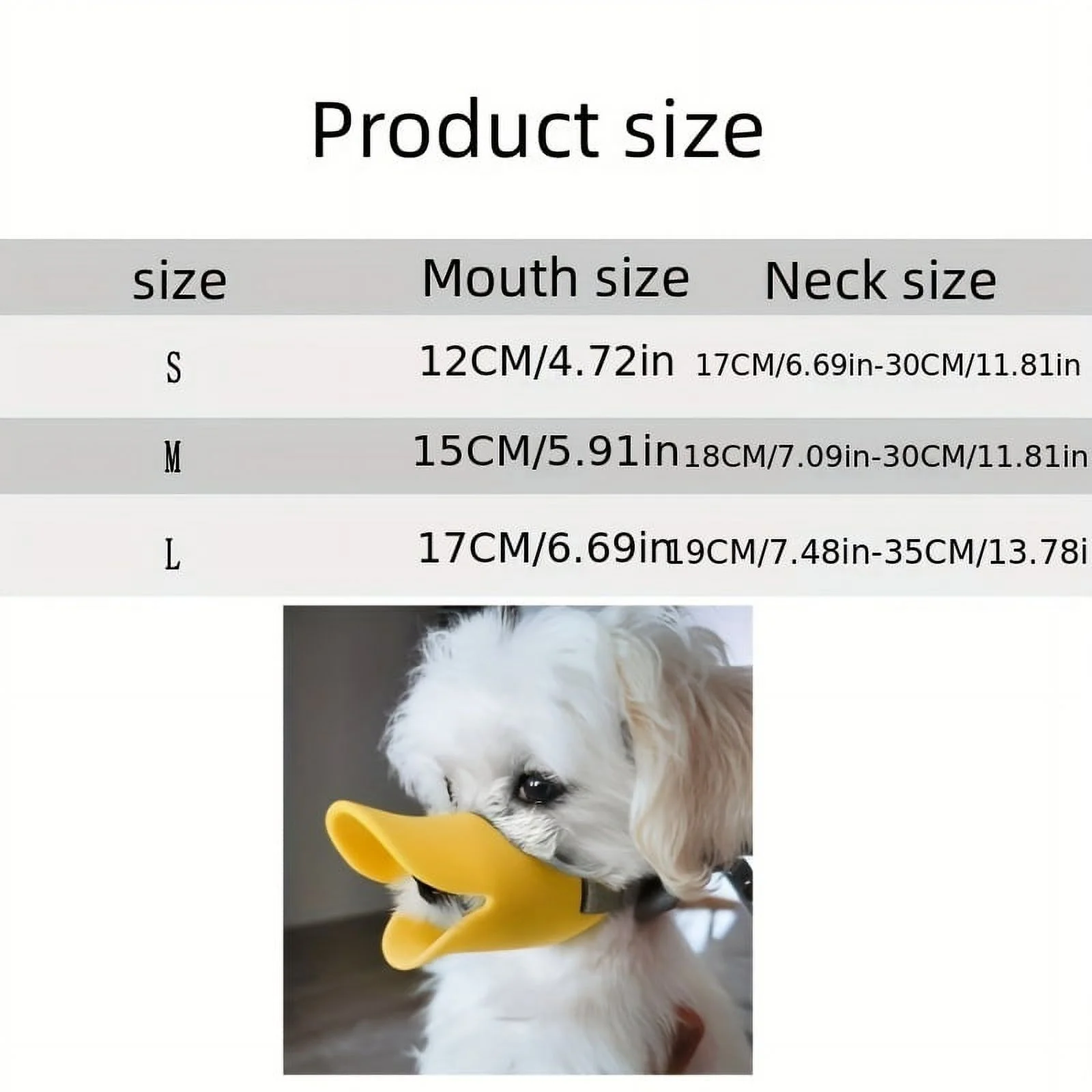 Cute Duck-Shaped Anti-Bite Muzzle - Soft & Comfortable Silicone Dog Mouth Cover