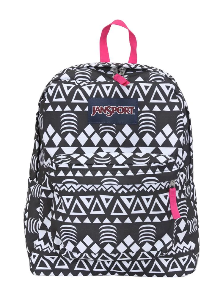 Classic SuperBreak Backpack - Black Geo Graphic